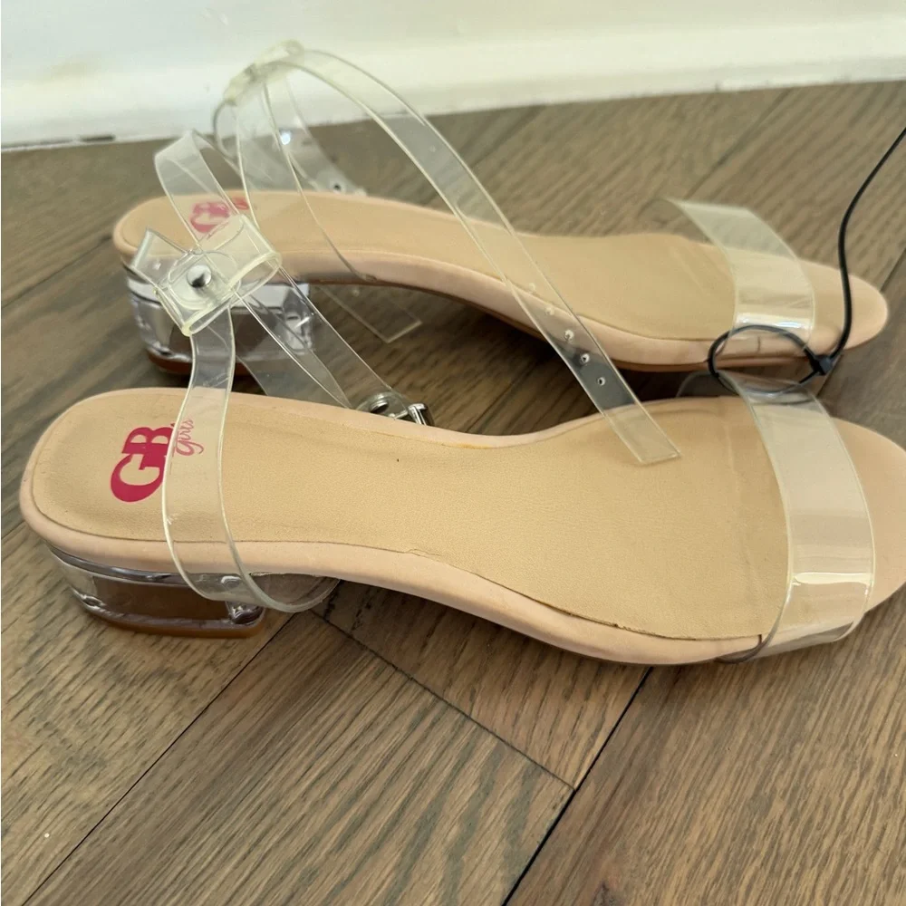 GB Girls Transparent Strap Sandals - Picture 2 of 3